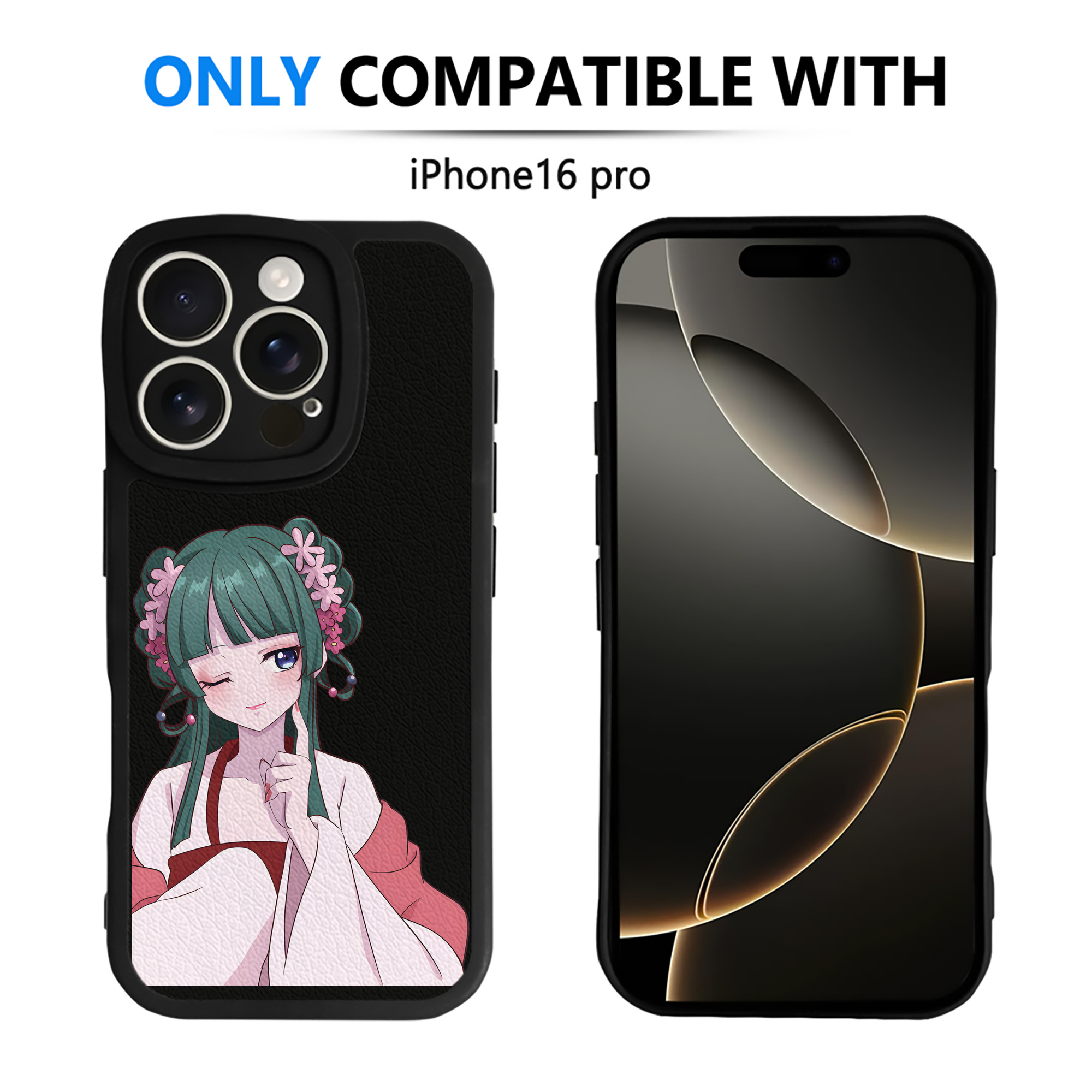 薬屋のひとりごと The Apothecary Diaries 【iPhone 16シリーズ対応】シリコンスマホケース（レザー調） 材質：シリコン